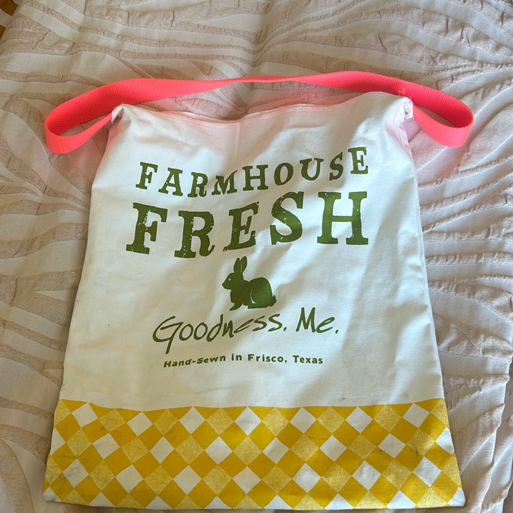 Farmhouse fresh bunny tote